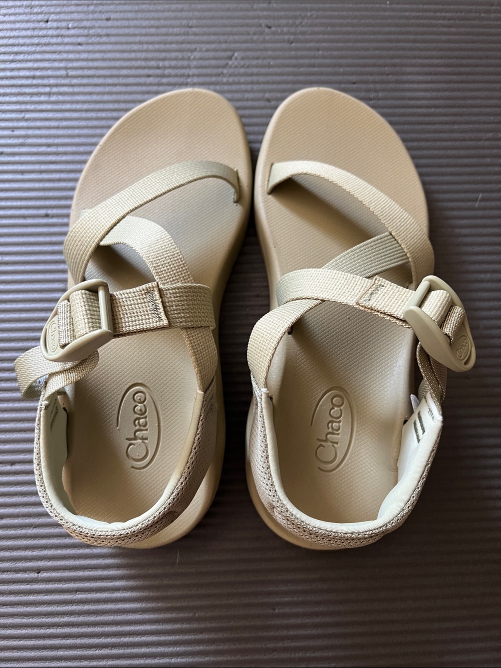 Chaco Kids Sandals in Beige - Adjustable Straps